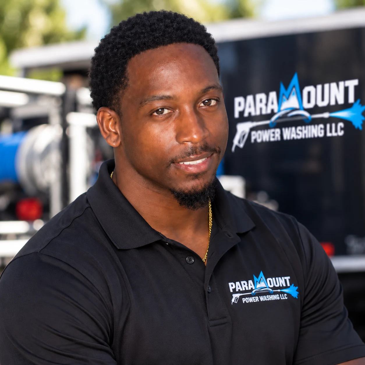 James Smith, owner of Paramount Power Washing in Raleigh, NC